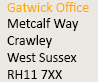 Gatwick -office -texst