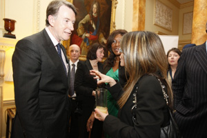 Penina Shepherd with Mandelson